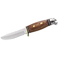 Herbertz – Cuchillo para niños (Hoja de 8 cm Piel Vaina Cuchillo con Mango de Madera